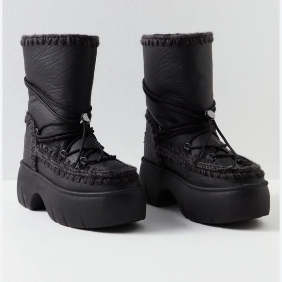 Mou | Shoes | Free People Mou Lunar Landing Snow Boots | Poshmark